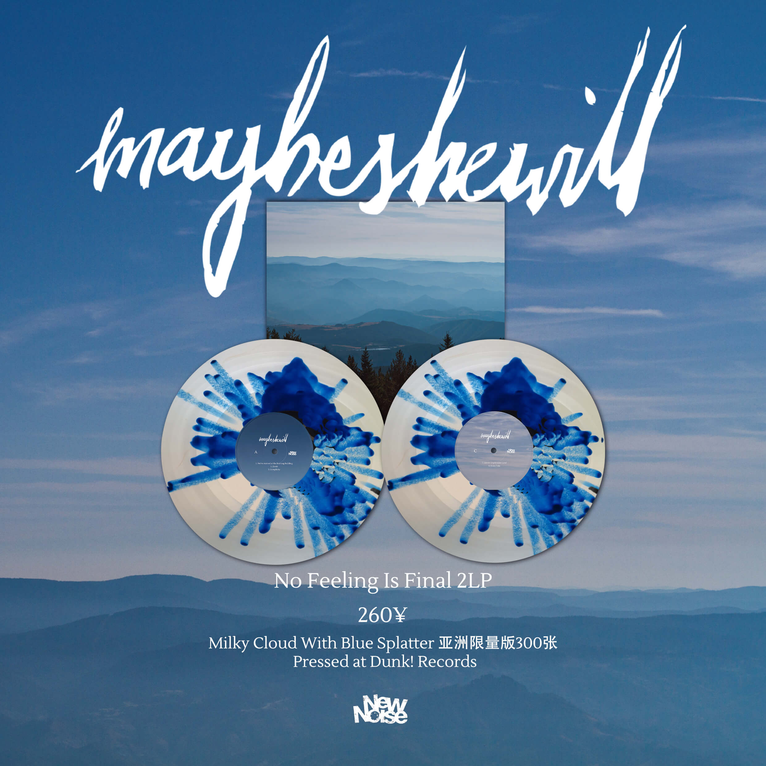 Maybeshewill - No Feeling Is Final  2LP 彩胶